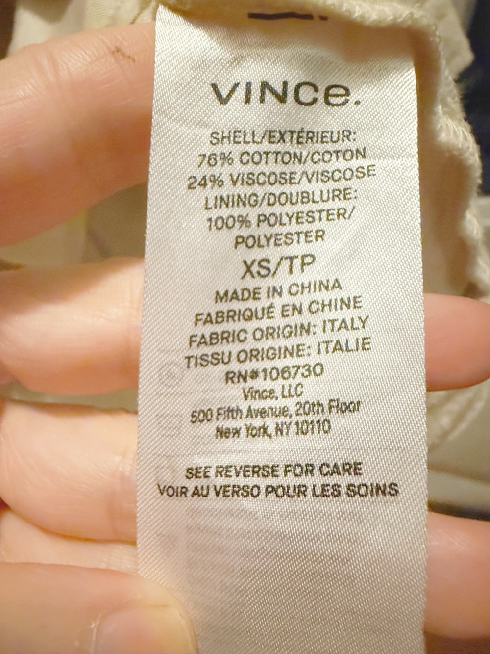 Vince Dove Oat Italian Fabric Belted Shirt Dress XS Neutral Midi Cotton Blend - Picture 11 of 12